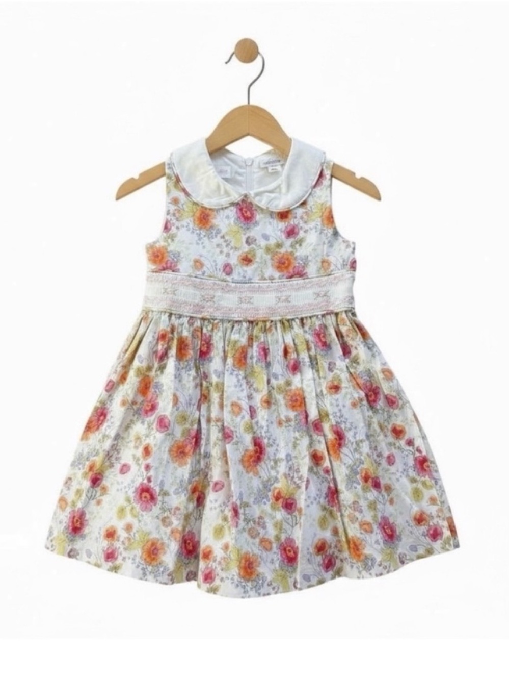 NWT Bonnie Jean Floral Smocked Dress Girls 6
